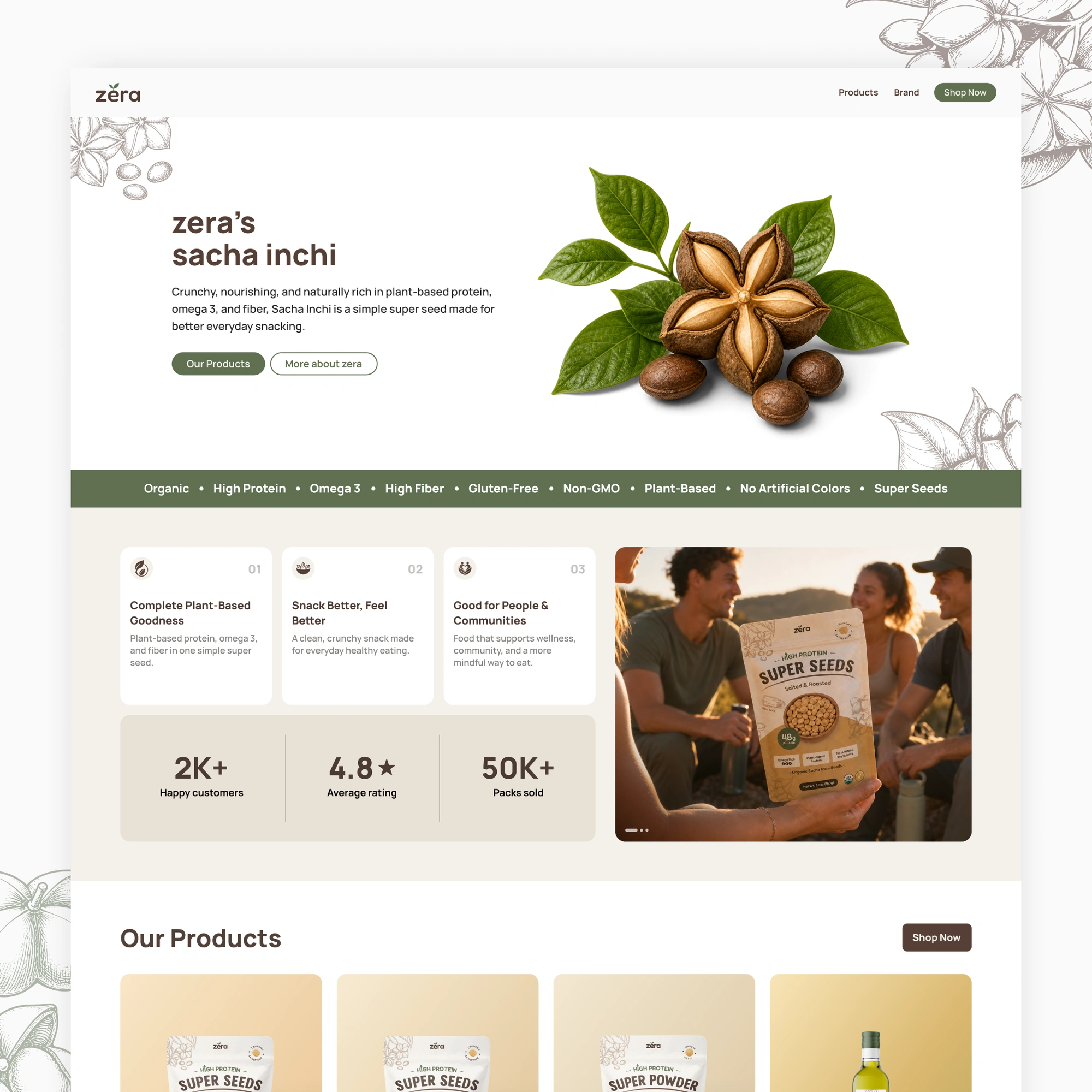 zera website design